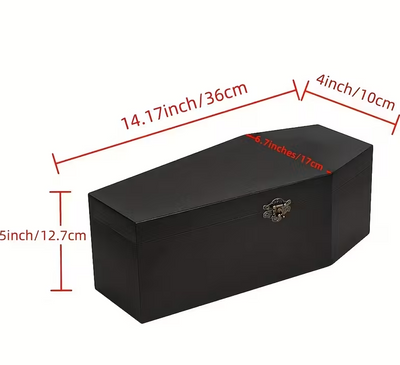 Black Wine Coffin