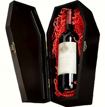 Black Wine Coffin