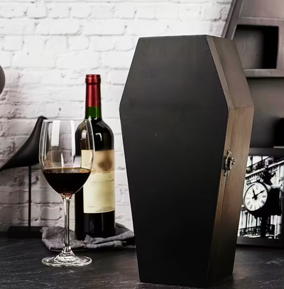 Black Wine Coffin