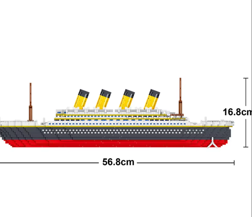 Luxe Cruiseschip Titanic – Miniatuur Bouwset (4000 stukjes)
