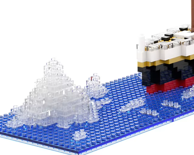Titanic Met Ijsberg Bouwset – 1878 Stuks