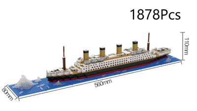Titanic Met Ijsberg Bouwset – 1878 Stuks