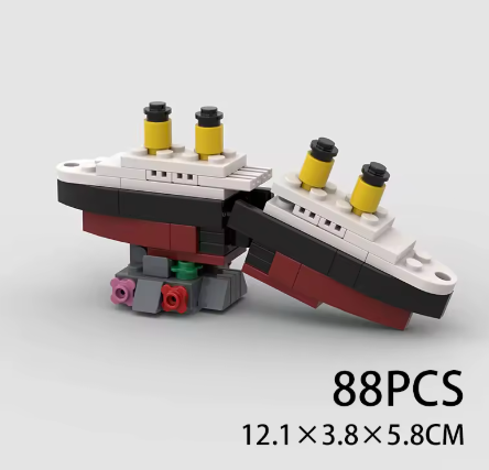 Mini Titanic Bouwset – 88 Stuks