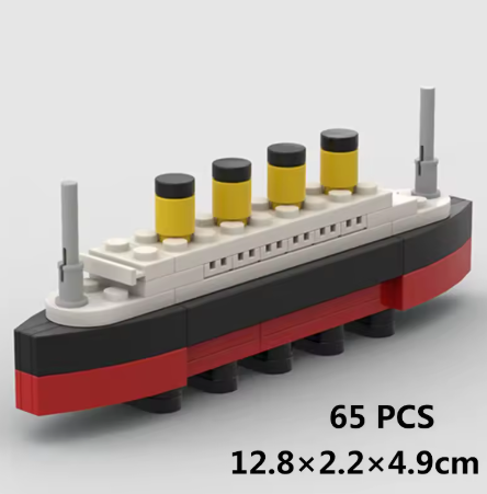 Mini Titanic Bouwset – 65 Stuks