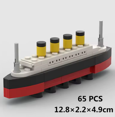 Mini Titanic Bouwset – 65 Stuks