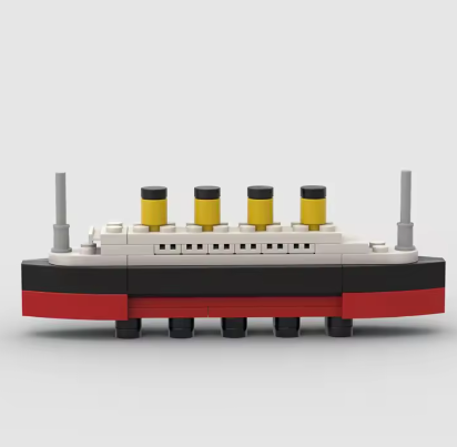 Mini Titanic Bouwset – 65 Stuks