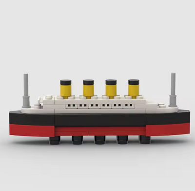 Mini Titanic Bouwset – 65 Stuks