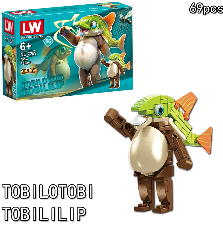 TOBILOTOBI TOBILILIP Bouwset – 69 Stuks
