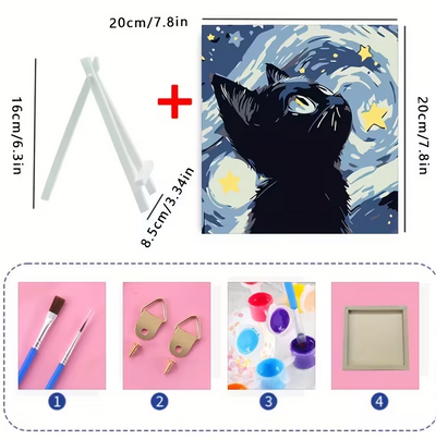 DIY Painting Orange Cat