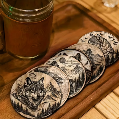 Ensemble de sous-verres Wolf
