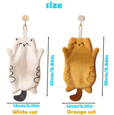 Zachte kattenhanddoeken