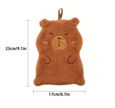 3-piece capybara towel set