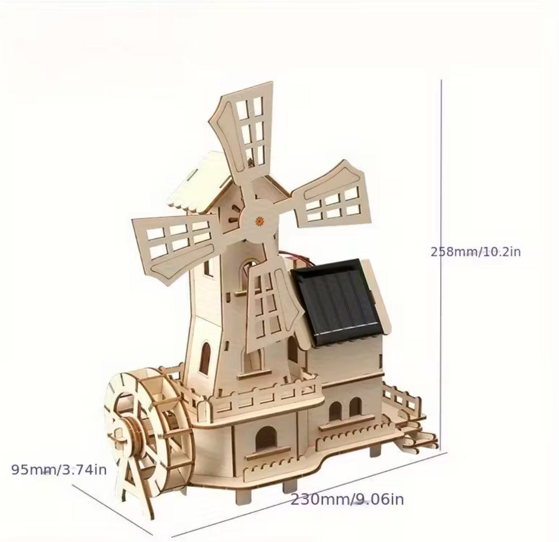3D Houten WindMolen