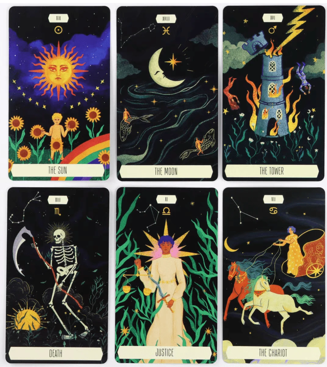 Zodiac Tarot Kaartenset Engelstalig
