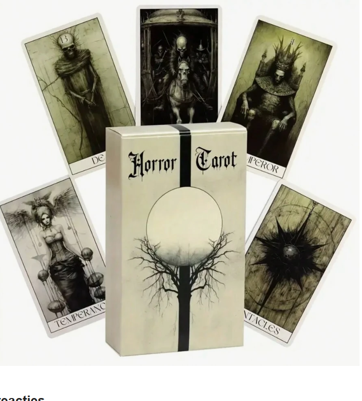 Horror Tarot Kaarten Engelstalig