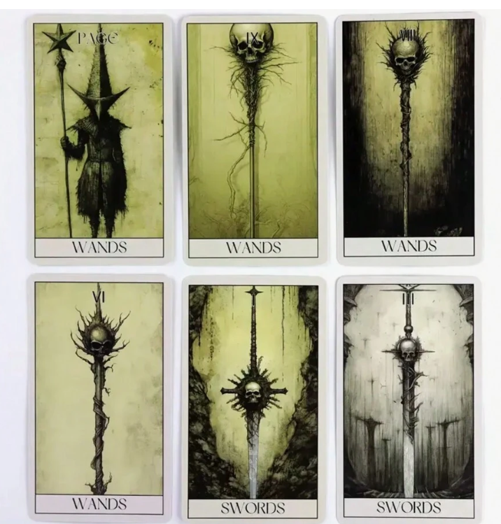 Horror Tarot Kaarten Engelstalig