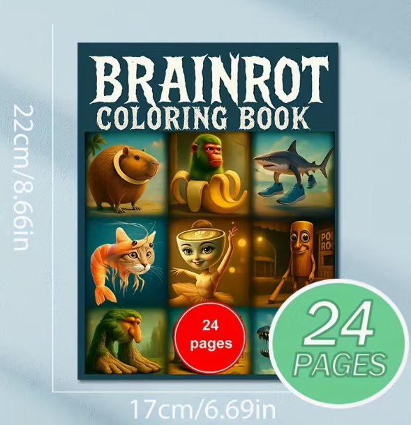 “Italian Brainrot” Kleurboek