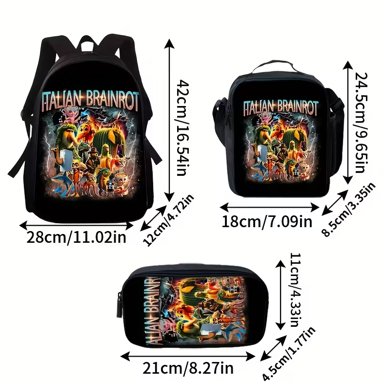 Italian Brainrot Rugzakset