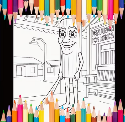 Italian Brainrot Kleurboek – 24 Pagina’s