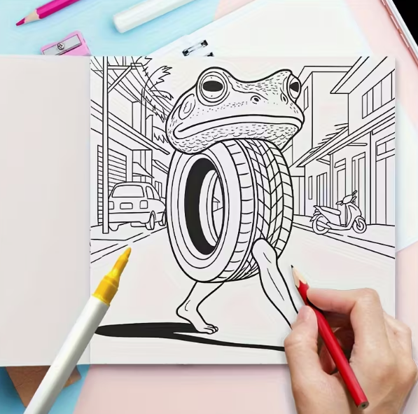 Italian Brainrot Kleurboek – 24 Pagina’s