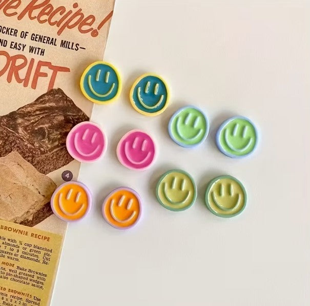 10-delige Koelkastmagneten – Smiley Gezichtjes