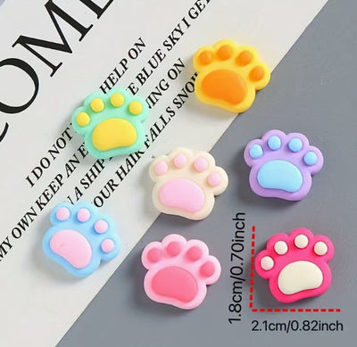 7-delige Kattenpoot Koelkastmagneten