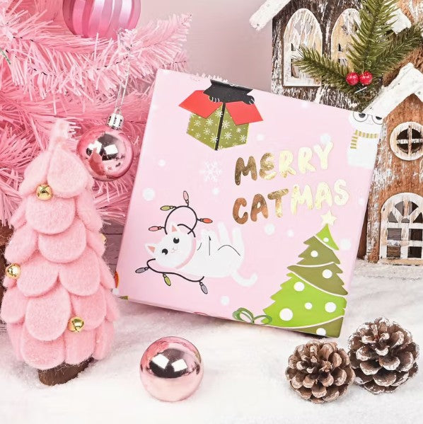 Cadeaupapier Kerst – “Merry Catmas”