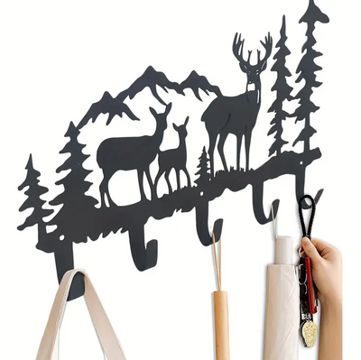 Porte-manteau mural Cerf