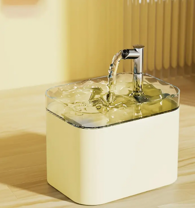 Automatische Kattenwaterfontein in Moderne Kleuren