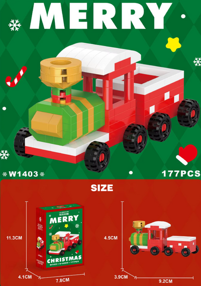 Mini Kerst Bouwsets – DIY Micro Blokken met Kerstfiguren