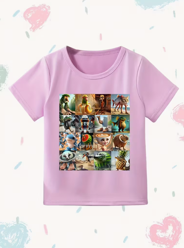 “Italian Brainrot” Cartoon T-shirt