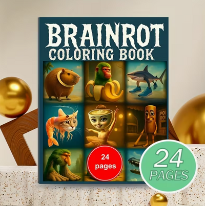 “Italian Brainrot” Kleurboek