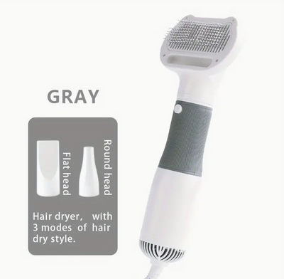 Sèche-cheveux pour animaux avec peigne