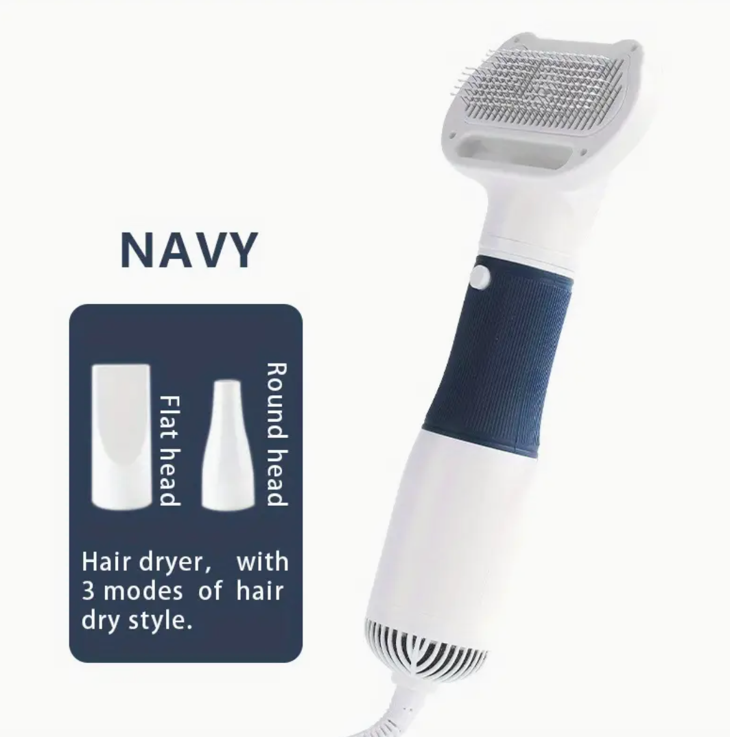 Sèche-cheveux pour animaux avec peigne