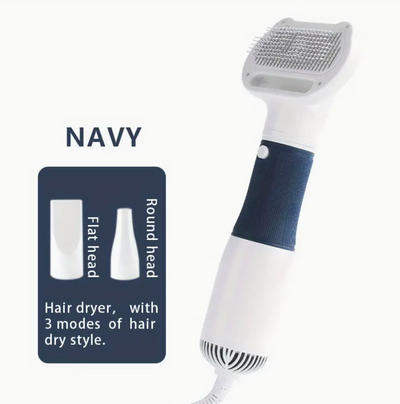 Sèche-cheveux pour animaux avec peigne