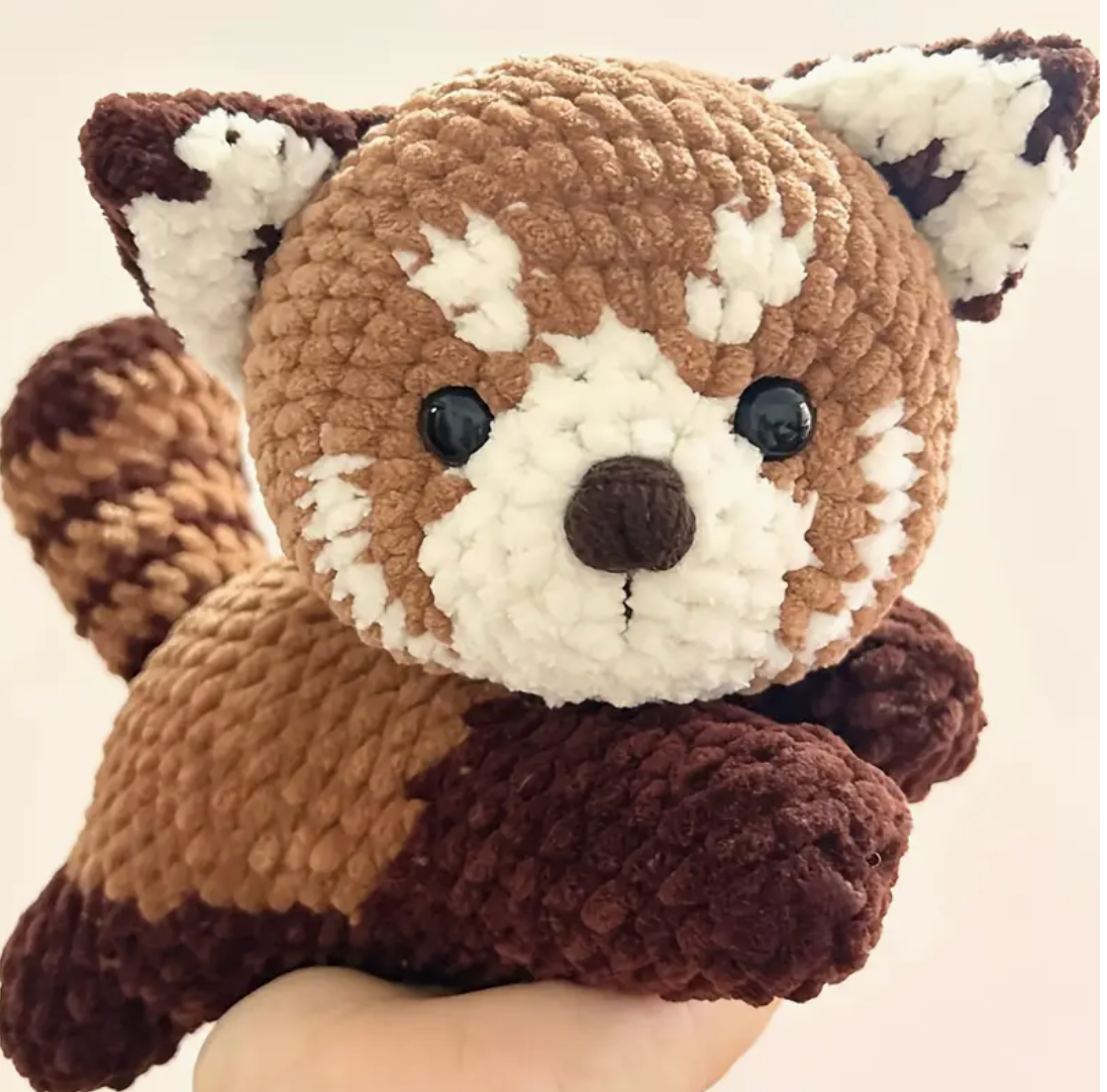 Kit de tricot Panda roux