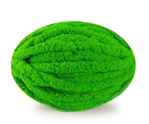 Felgroene Chenille Wol