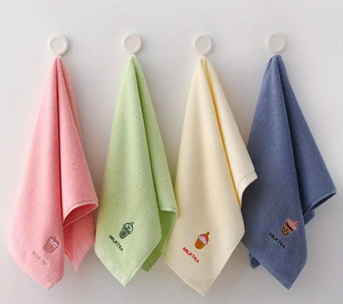 Ensemble de serviettes sur le thème du printemps