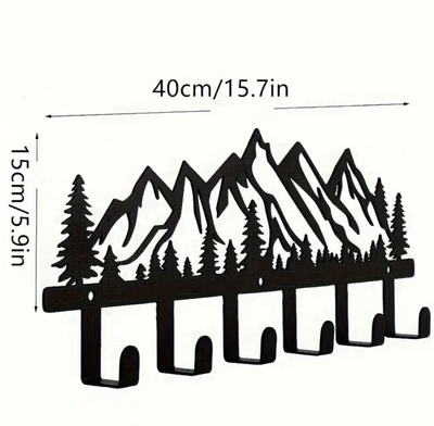 Wandkapstok Berglandschap