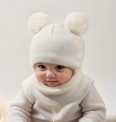 Bivakmuts met Pom-Pom voor Baby’s
