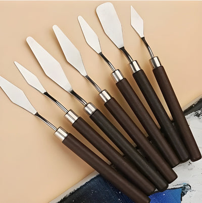 Ensemble de 7 couteaux à palette