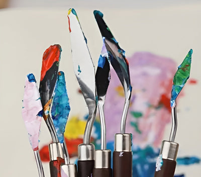 Ensemble de 7 couteaux à palette