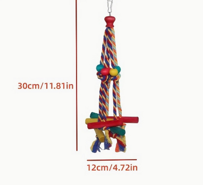 Jouet à mâcher pour oiseaux 30 cm