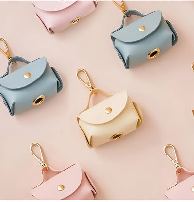 Porte-sac à crottes 3 couleurs (rose, bleu, crème)