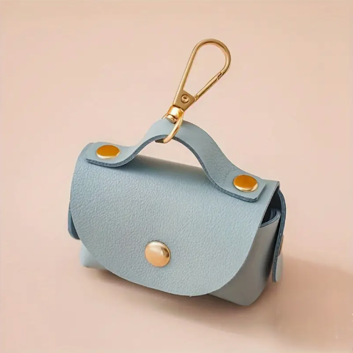 Porte-sac à crottes 3 couleurs (rose, bleu, crème)