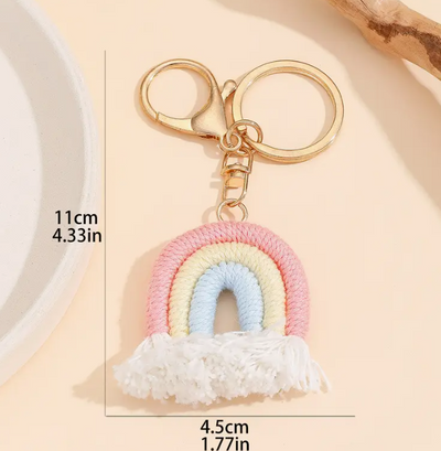 Porte-clés arc-en-ciel