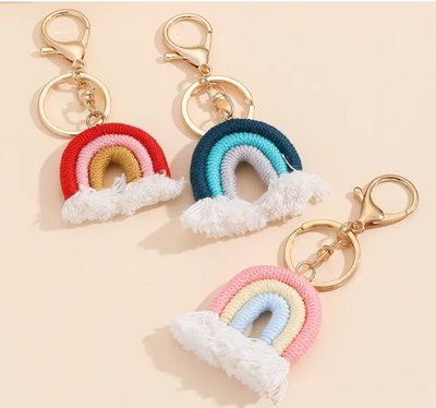 Porte-clés arc-en-ciel