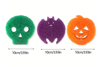 6-pack Halloween Cleaning Sponges