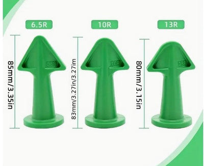 Ensemble de 3 buses de remplissage et grattoirs pour mastic silicone