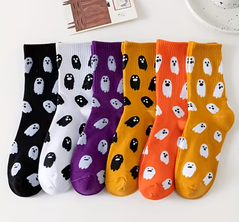 6-pack Halloween Socks